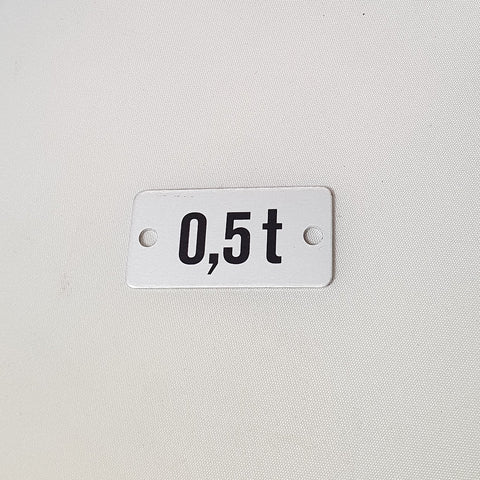 Load plate 0.5t 18x37mm